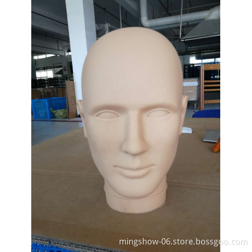 omc mannequin head,  display bald mannequin for hat glasses